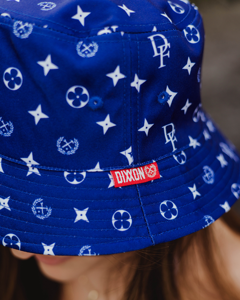 BOUGIE BLUE REVERSIBLE BUCKET HAT